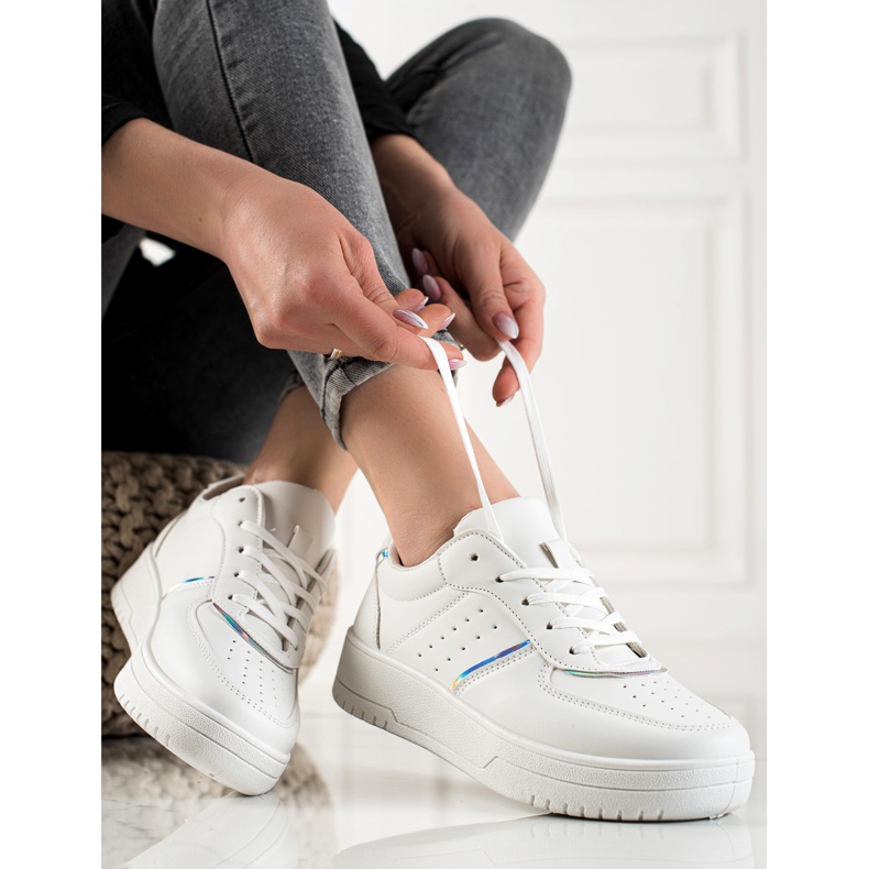 TRENDI Modne Sneakersy białe 1