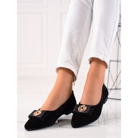 Filippo Czarne skórzane czółenka 1