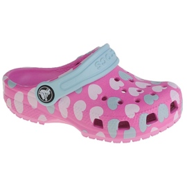 Klapki Crocs Classic Easy Icon Clog K Jr 207592-6SX różowe 1