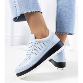 Niebieskie ażurowe sneakersy Assels 2