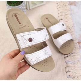 Klapki na rzep Inblu W ARC10A białe 1