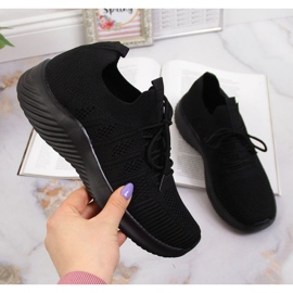 Buty sportowe slip on Filippo W PAW341 czarne 1