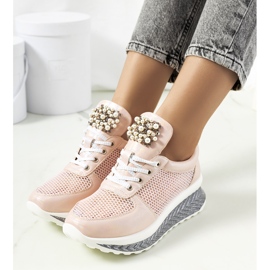 Różowe holograficzne sneakersy Saggers 1