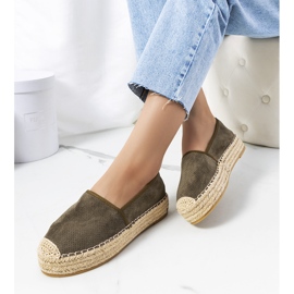 Zielone espadryle ażurowe Capelle 1