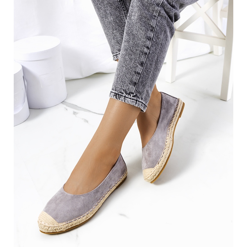 Szare espadryle damskie Sipkema 1