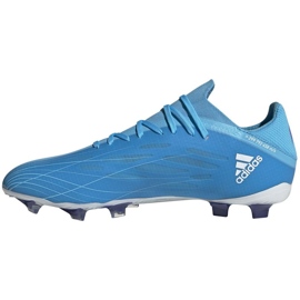 Buty piłkarskie adidas X Speedflow.2 Fg M GW7476 niebieskie niebieskie 1