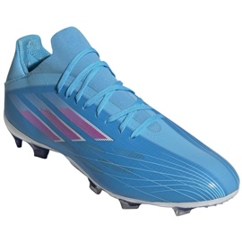 Buty piłkarskie adidas X Speedflow.2 Fg M GW7476 niebieskie niebieskie 3