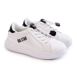 Dziecięce Sportowe Buty Big Star JJ374069 Biało-Czarne białe 1