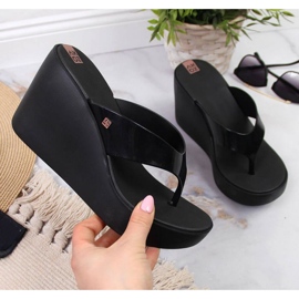 Klapki gumowe Zaxy W INT1710A czarne 1