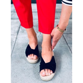 PA1 Klapki espadryle Teit Black czarne 1