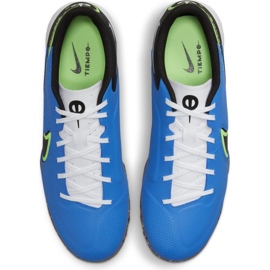 Buty piłkarskie Nike Tiempo Legend 9 Academy Tf M DA1191-403 niebieskie 4