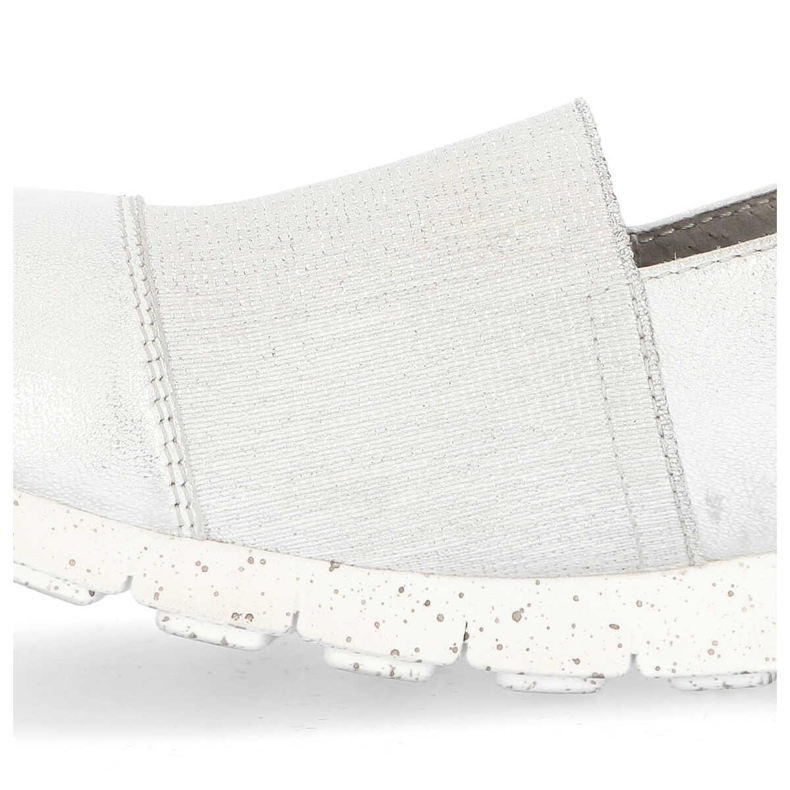 Mokasyny Filippo 02962-11 Srebrne srebrny 1