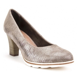 Czółenka Filippo DP172/18 Br brązowe beżowy 1