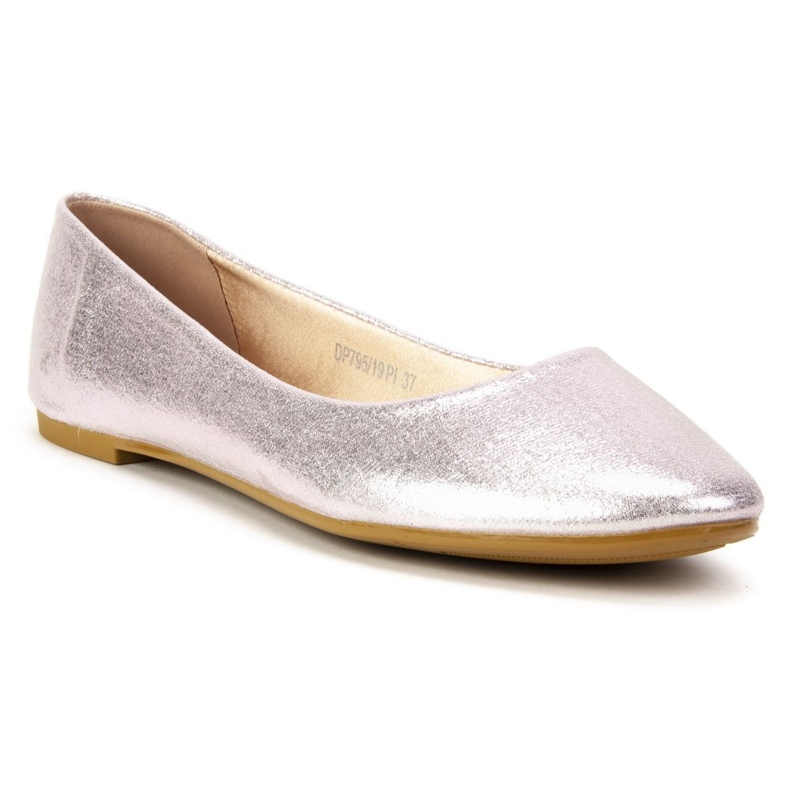 Baleriny Filippo DP795/19 Pi Pink różowe 1