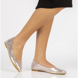 Baleriny Filippo DP795/19 Pi Pink różowe 2