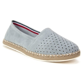 Półbuty Espadryle Filippo DP675/19 Gr Grey szare 1