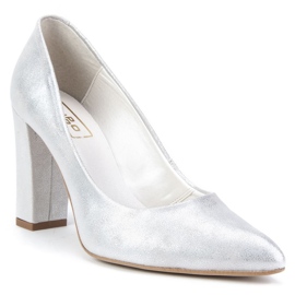 Czółenka Filippo 2571 Dubai srebro srebrny 1