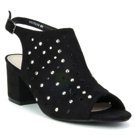 Sandały Filippo DS770/19 Bk Black czarne 1