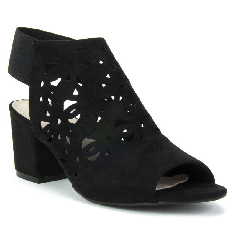 Sandały Filippo DS771/19 Bk Black czarne 1