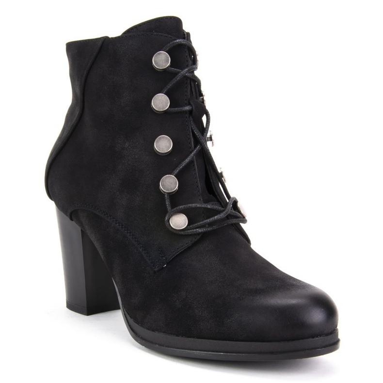 Botki Filippo DBT478/19 Bk Black czarne 1