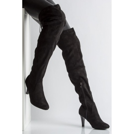 Kozaki Filippo DKZ1012/19 Bk czarne 2