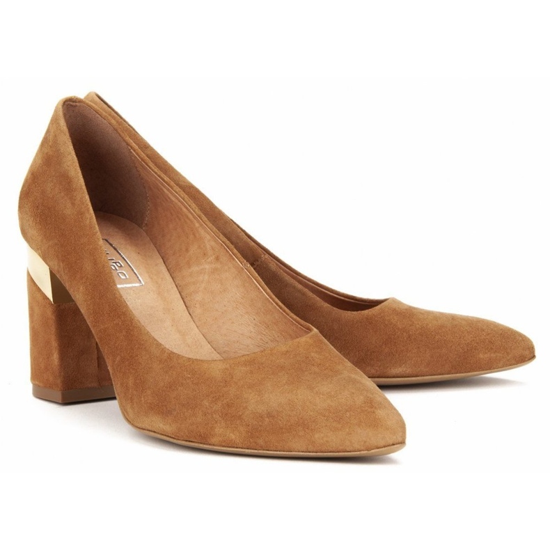 Czółenka Filippo 1503 Kork brązowe 2