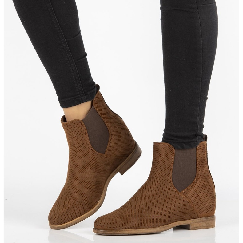 Botki Filippo DBT1471/20 Br brązowe beżowy 2