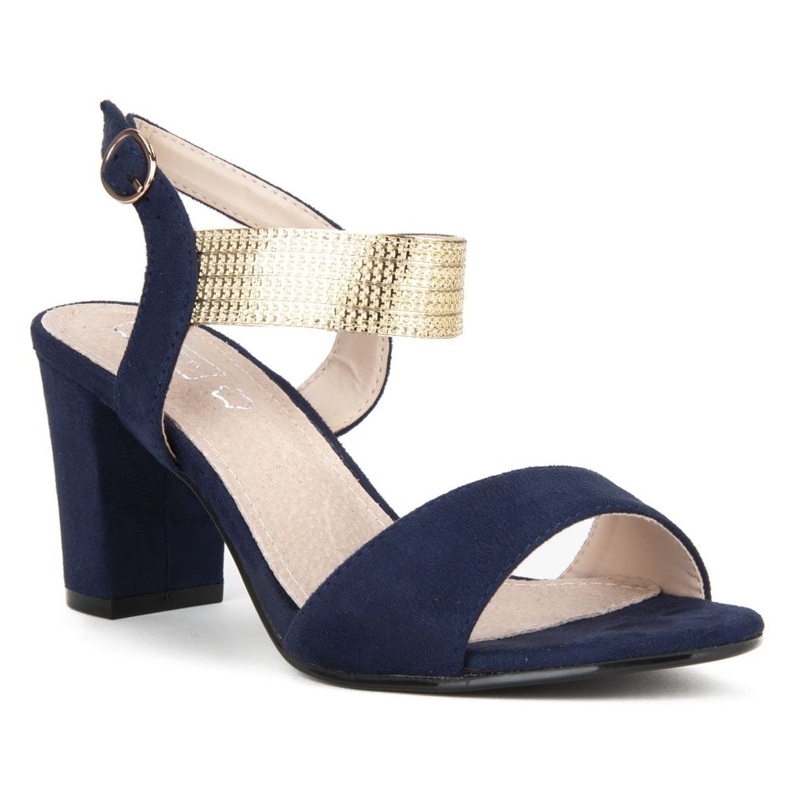 Sandały Filippo DS817/20 Nv Navy granatowe 2