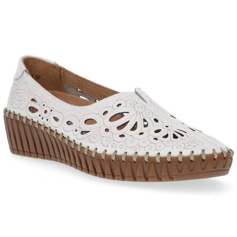 Półbuty Filippo DP1229/20 Wh White białe 2