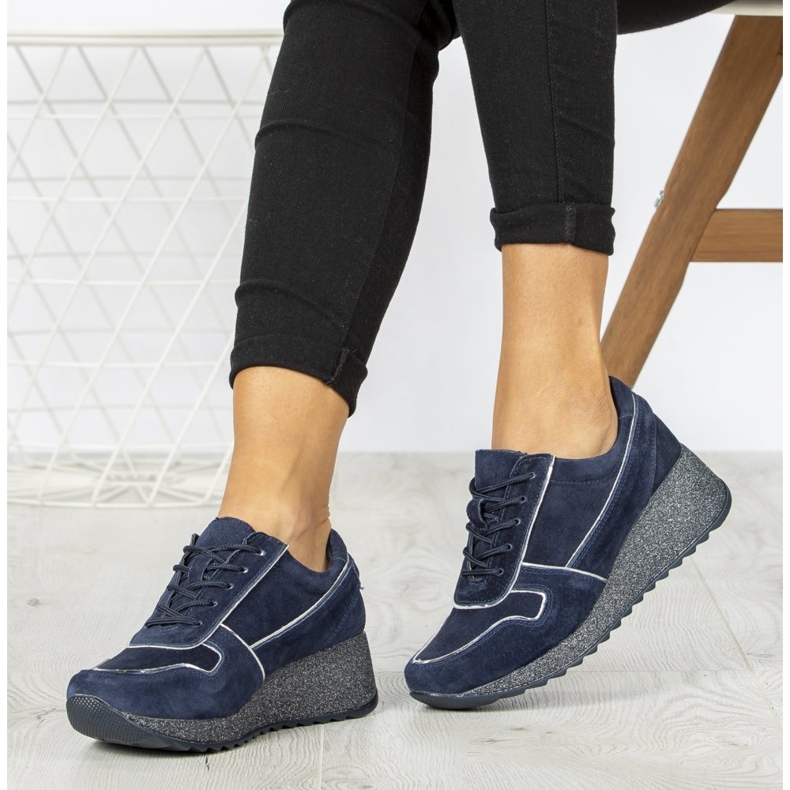 Półbuty Filippo DP943/20 Nv granatowe 1