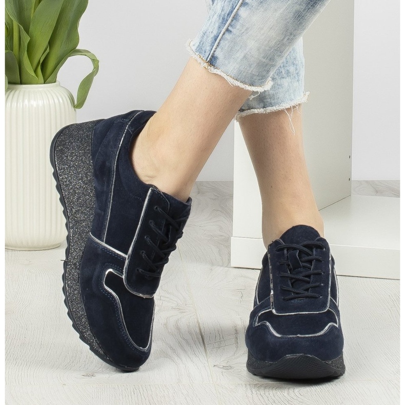 Półbuty Filippo DP943/20 Nv granatowe 2