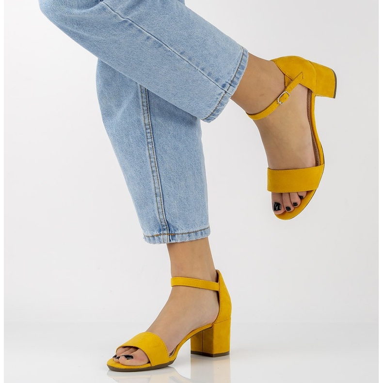 Sandały Filippo DS787/20 Yl Yellow żółte 1