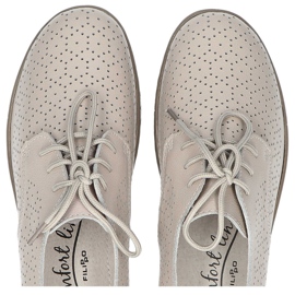 Półbuty Filippo DP1320/20 Gr Grey granatowe szare żółte 1