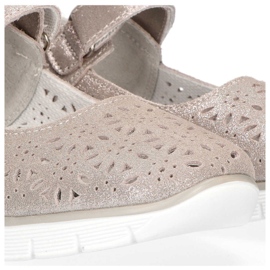 Półbuty Filippo DP640/20 Si Silver srebrny 1