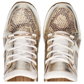 Półbuty Filippo 460 Złoty R2 Biały białe 1