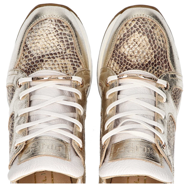 Półbuty Filippo 460 Złoty R2 Biały białe 1