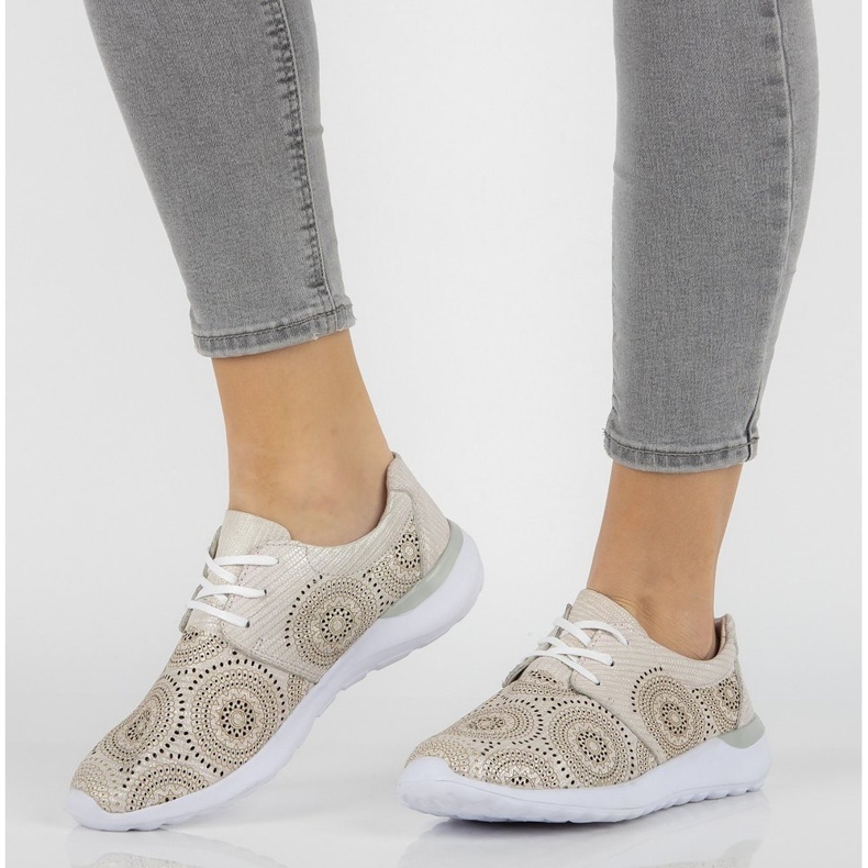 Skórzane półbuty Filippo DP201/20 Pi różowe 1