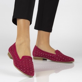 Półbuty Filippo DP1256/20 Pi pink różowe 2