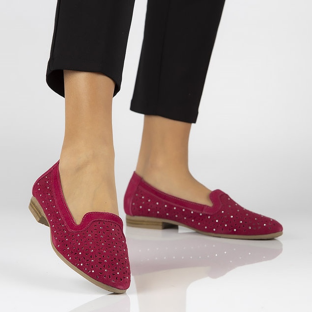 Półbuty Filippo DP1256/20 Pi pink różowe 2