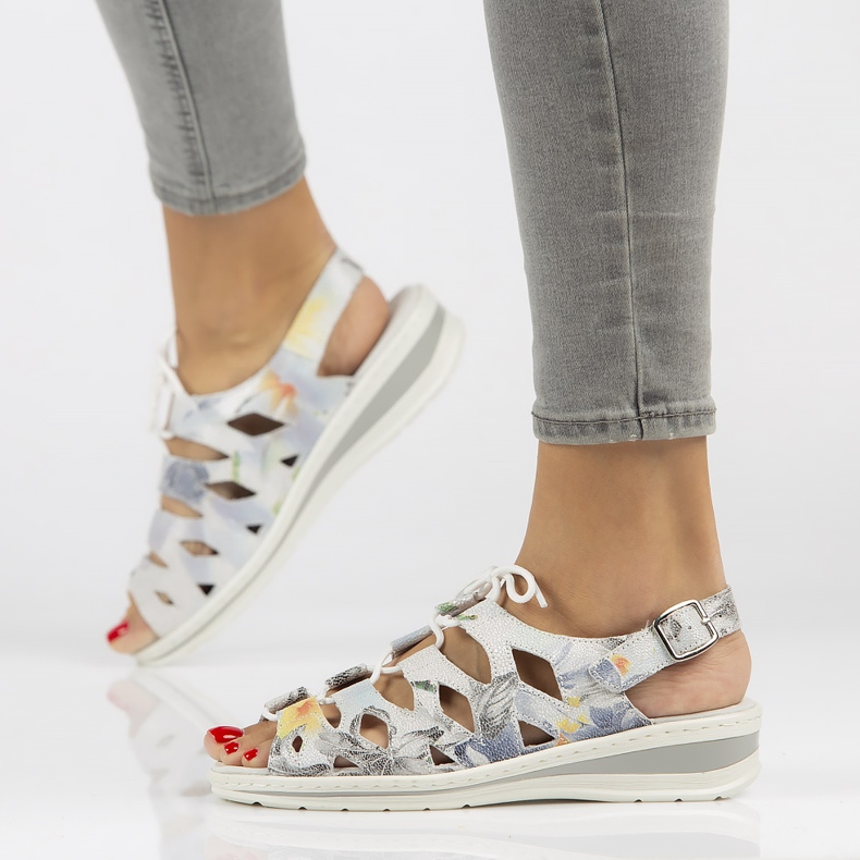 Sandały Filippo DS1247/20 Gr Yl Grey szare 1