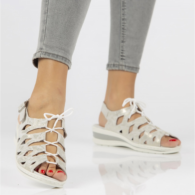 Sandały Filippo DS1247/20 Go Gold złoty 1