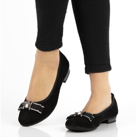 Półbuty Filippo DP1214/20 Bk Black czarne 1