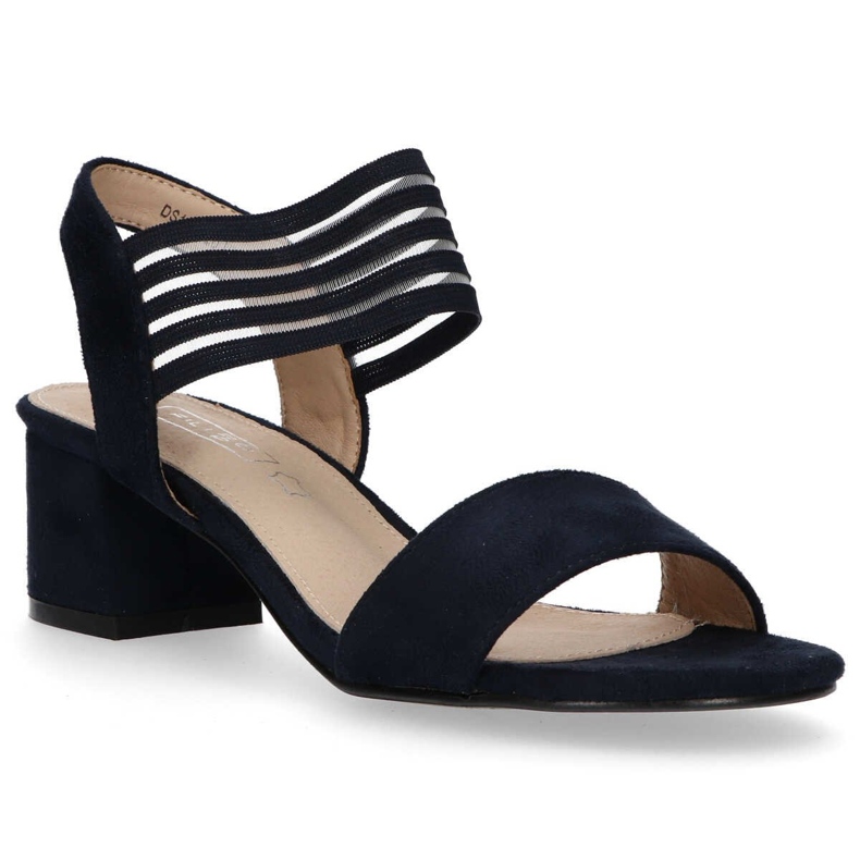 Sandały Filippo DS1289/20 Nv granatowe 2