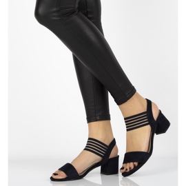 Sandały Filippo DS1289/20 Nv granatowe 1