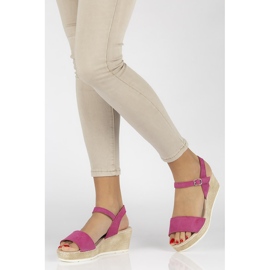 Sandały Filippo DS1330/20 Fh Fuchsia różowe 1