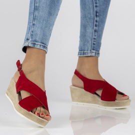 Sandały Filippo DS1331/20 Rd czerwone 2