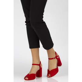 Sandały Filippo DS1282/20 Rd Red czerwone 1