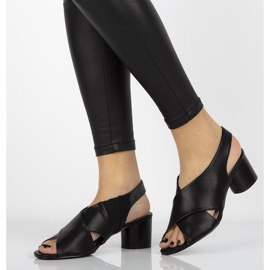 Sandały Filippo DS1290/20 Bk czarne 2