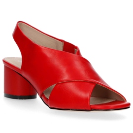 Sandały Filippo DS1290/20 Rd czerwone 1