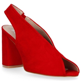 Sandały Filippo DS1292/20 Rd czerwone 2